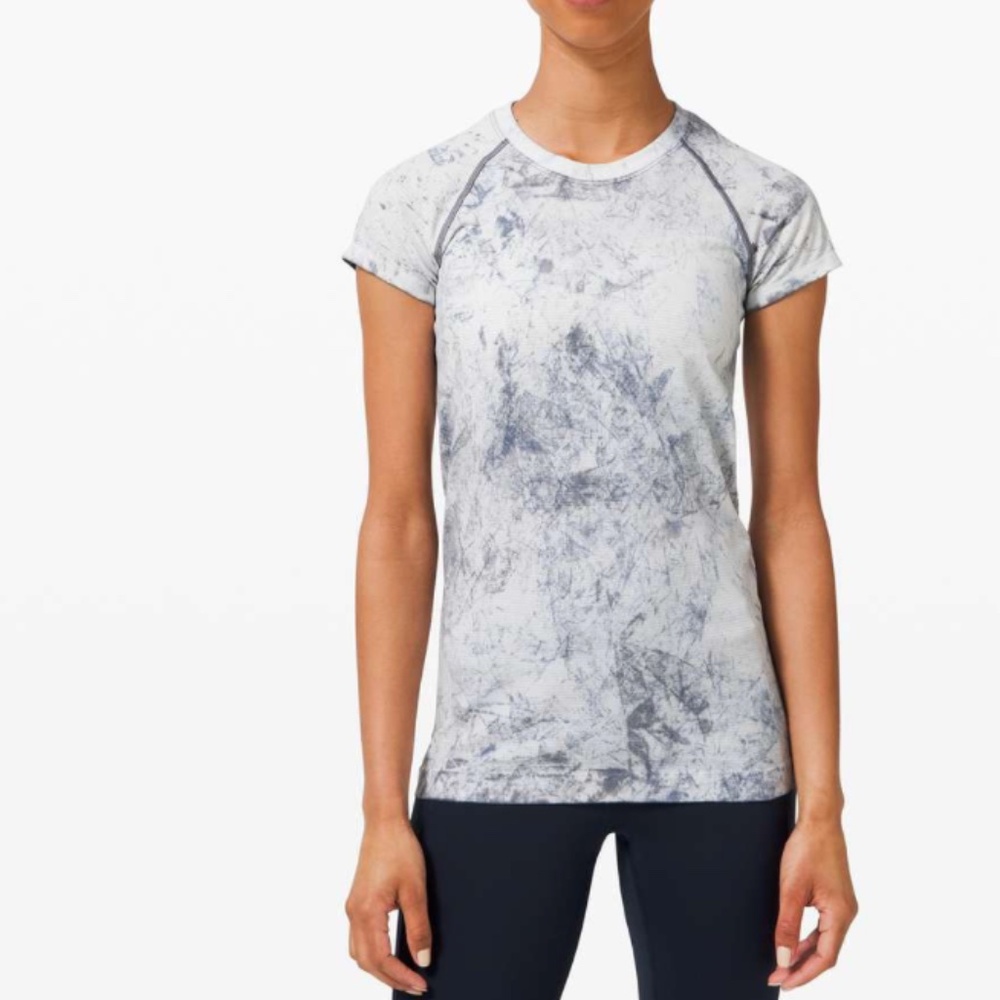 🍋Lululemon Swiftly Tech Short Sleeve 2.0 Multi Dye, SZ 6, MSRP $78